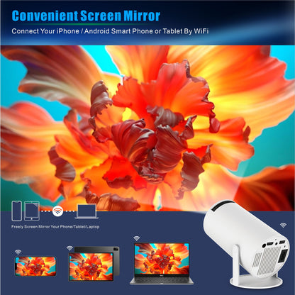 4K Projektör HY300 Pro - 1080P Full HD | Android 11, Wi-Fi 6 + Bluetooth 5.0, Taşınabilir Mini Projektör