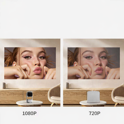K2 Kablosuz Şarjlı Android Sistemli Projektör – 4K & 1080P Akıllı Mini Projeksiyon Cihazı | Android 11 | Taşınabilir & Bataryalı